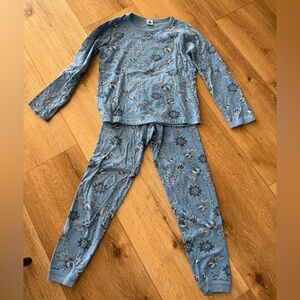 Kids Petit bateau pajama matching long sleeve and pants size 10y